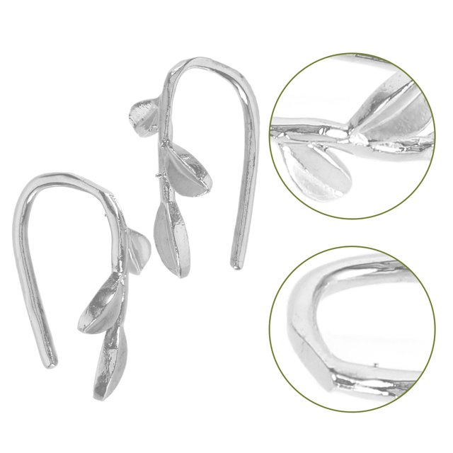 unbranded 2Ud Ear Cuffs De Hoja En Para Mujer Sin Piercing Atractivo Y Cómodo Para Uso Diario