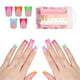thumbnail image 1 of Nail Tips NOVO OVO French Tip Short Duck Press on 240 unidades, 1 of 8
