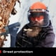 thumbnail image 4 of Casco de motosierra NoCry 6 en 1 industrial con protector facial y orejeras, 4 of 8