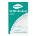 thumbnail image 1 of Ciprofloxacino Medimart 500 mg 12 tabletas, 1 of 4
