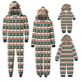 thumbnail image 4 of Odeerbi Matching Family Christmas Pajamas Sets Baby Romper Jumpsuits 2024 Fashion Xmas Print Family Jammies European And American Parent-Child Suit Loungewear Sleepwear for Baby, 4 of 5