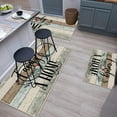 thumbnail image 6 of Farmhouse Kitchen Rug Sets 3 Piece with Runner Non Slip Kitchen Floor Mat Washable Kitchen Runner Rug Set Kitchen Area Rug Runner Carpet for Hallway Kitchen Sink Door Laundry Room, 6 of 6