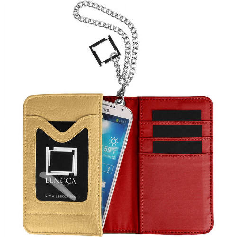 LENCCA Kymira II Women's Universal Protection Wallet Case with Wristlet Strap, Fits Phones up to 5"