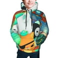 thumbnail image 3 of The Octonauts Youth Active Sweatshirt Printing Casual Pullover Hoodies Winter Fall Clothes Outerwear Large, 3 of 7