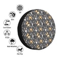 thumbnail image 4 of Susaid Bulldog And BONES Print Tire Covers,Waterproof Anti-UV Snow Sun Rain Tire Covers for RV,Truck, SUV, Trailer, Camper-17 inch, 4 of 6