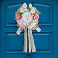 thumbnail image 4 of LSLJS Easter Décorations de Couronne pour Porte d'Entrée Extérieure, Pendentif Easter Rabbit Décoration de Maison Pendentif, 4 of 8