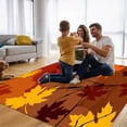 thumbnail image 4 of Living Room Decor, Rugs for Living Room, 24-Inch Width 35-Inch Length Maple Leaf Living Room Rug Bedroom Dining Room Floor Mats Thanksgiving Home Decor, Living Room Rugs, Living Room Rug, 4 of 9