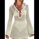thumbnail image 3 of Traje de Baño de de Punto para Mujer, Vestido de Crochet, para Vacaciones de Verano 2025 Albaricoque M, 3 of 10