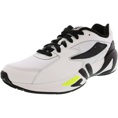 Fila Men?s Mindblower SLV Athletic Style Casual Sneaker - 8M - White / Black / Safety Yellow