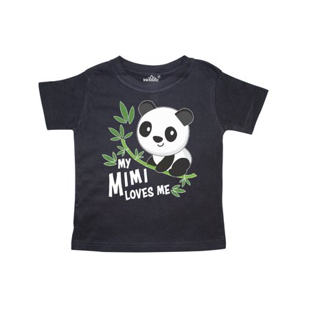 

Inktastic My Mimi Loves Me- cute panda Gift Toddler Boy or Toddler Girl T-Shirt