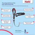 thumbnail image 2 of Halti OptiFit Nylon Padded No Pull Dog Headcollar, Black, Large, 2 of 5