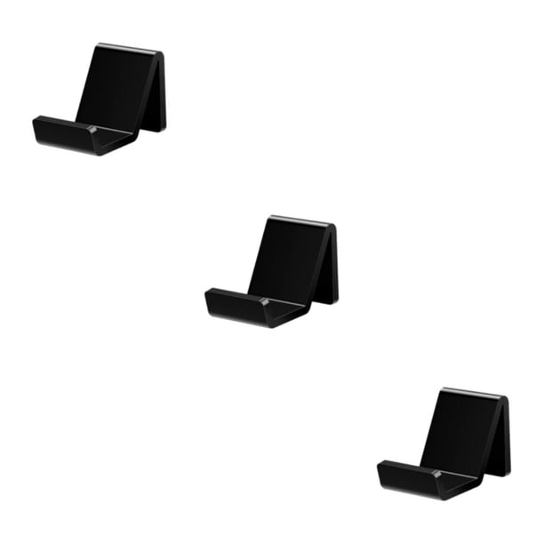 Sidaley Organizador montado en la pared para controladores de juegos, acrílico, fácil de instalar, adhesivo adhesivo en la pared, negro Type1 NO1