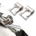 thumbnail image 3 of 4 Pcs Clips de Réparation de Pare-Brise de Voiture pour Accessoires de Réparation de Ressort Auto, 4 x Clips de Liaison de Pare-Brise, Argent, 3 of 5