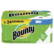 Bounty Select-A-Size Paper Towels, White, 12 Double Rolls