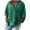 1 Green, variant on bnaln Womens Linen Button Down Shirts Summer Tops 3/4 Sleeve Oversized Tees Boyfriend Solid Tops V Neck Loose Fit T-Shirts Plus Size Casual Dressy Blouses Baggy Pullover Basic Top