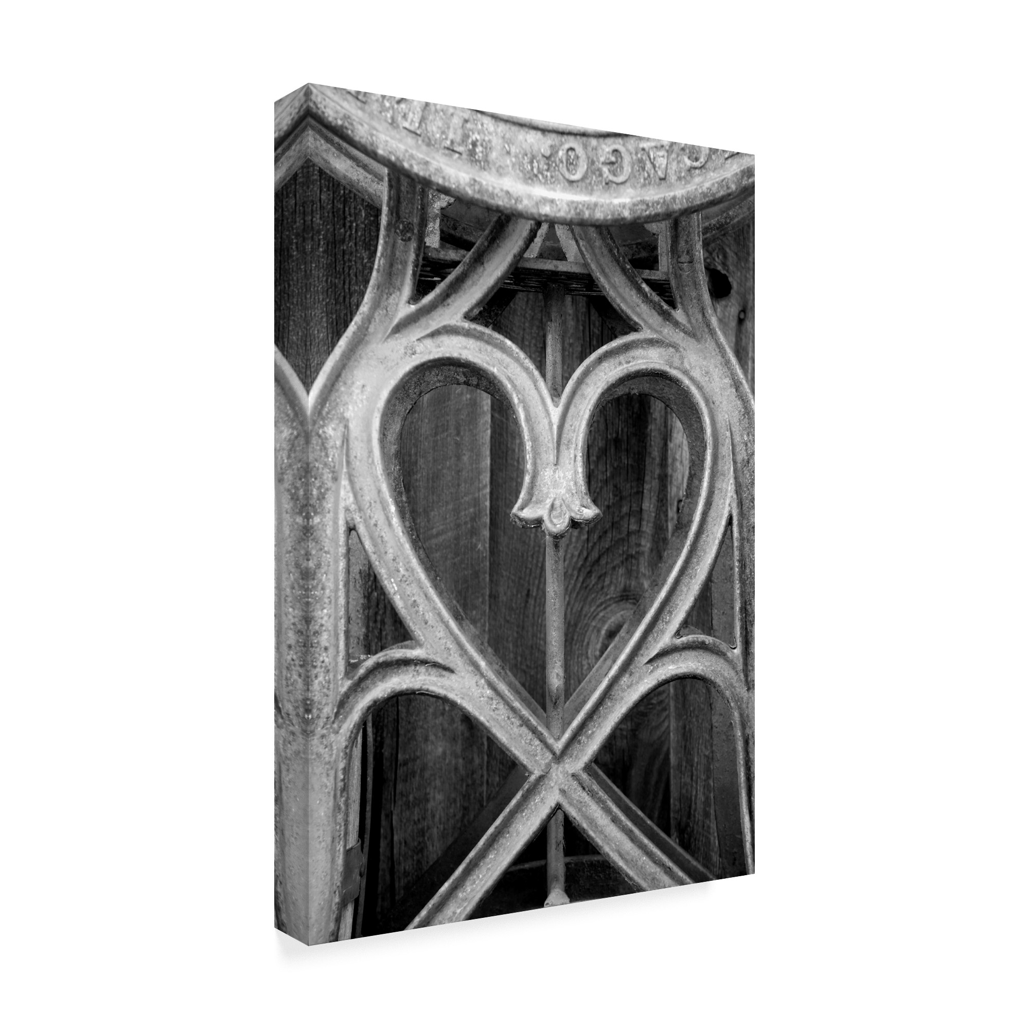 Trademark Fine Art 'Metal Heart' Canvas Art by American School
