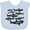 Blue, variant on Inktastic Types of Sharks Boys or Girls Baby Bib