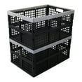 thumbnail image 3 of Anbers 42 L Plastic Collapsible Crates, Folding Storage Bins, 4 Packs, 3 of 7