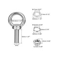 thumbnail image 2 of Lifting Eye Bolt 1 Set M16x50mm Eye Bolt with Nut Washer 304 Stainless Steel Shoulder Lifting Ring Eye Bolt, 2 of 6