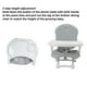 thumbnail image 3 of Silla Alta Para Bebé, Plegable, Para Niños Pequeños, Con Bandeja Extraíble, 3 of 7