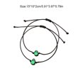 thumbnail image 4 of Jumpingount 2 Pack Girl Matching Bracelets Adjustable Accessories Hand-made Set Popular Female Jewelry Hand Wrist Chain for Girlfriend Wear Type1 NO1, 4 of 6