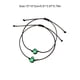 thumbnail image 4 of Jumpingount 2 Pack Girl Matching Bracelets Adjustable Accessories Hand-made Set Popular Female Jewelry Hand Wrist Chain for Girlfriend Wear Type1 NO1, 4 of 6