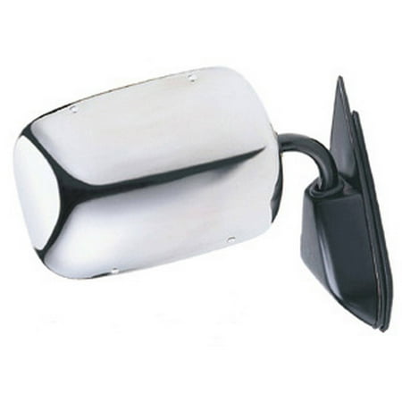 Chevy Chevrolet Blazer Mirror - H3692 - Fit System Mirror for 92-99 Chevy Suburban/ Tahoe/ Blazer/ GMC Suburban/ Yukon 88-02, Chevy full size P-U/ GMC full size P-U, stainless steel, foldaway, Passenger Side