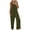 Army Green, variant on EINCcm Women's Summer 2024 Casual Loose Tank Jumpsuit Sleeveless Crewneck Long Pants Jumpsuit Romper with Pockets