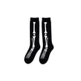 thumbnail image 2 of Wutalume Women's Halloween Over Knee Socks - Black Gothic Skull Pattern Knee-High Stockings for Cosplay Costume Party, Perfect for Halloween Night and Themed Dress-Up,b, 2 of 5