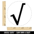 thumbnail image 2 of Square Root Math Symbol Self-Inking Rubber Stamp Ink Stamper - Red Ink - Small 3/4 Inch, 2 of 7