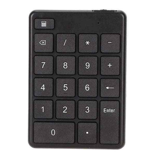 Bluetooth 5.1 Numeric Keypad 19 Keys Ergonomic Number Pads Battery ...