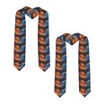 thumbnail image 2 of Fuzoiu Red And Blue Fire Dragon D Print Graduation Sash,Graduation Stole,Unisex Adult Graduation Stole Shawl 91" Long,for Academic Commencements Shawl-Sharp Corner, 2 of 7