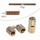 thumbnail image 3 of 4pcs Cylinder Hinges Brass Hidden Concealed Hinge - Invisible Barrel Hinge for DIY Jewelry Box Hand Craft, Gold (10mm), 3 of 4
