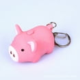 thumbnail image 4 of Naierhg Pig Style LED Light Sound Key Chain Keyring Car Bag Pendant Decoration Gift, 4 of 7