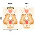 thumbnail image 5 of FORMRS Acrylic Clipboard with Low Profile Clip Standard A4 Letter Size, 12.5" x 9", Capybara in Love, 5 of 8