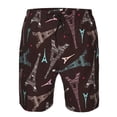 thumbnail image 4 of Kdxio Eiffel Tower Pattern Mens Casual Shorts - Drawstring Summer Beach Sports Shorts for Men, 4 of 9