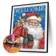 thumbnail image 2 of Taladro redondo completo de diamantes de imitación para pintura de Papá Noel 5D para habitación (J84435) Sywqhk Decoración hogareña, 2 of 9