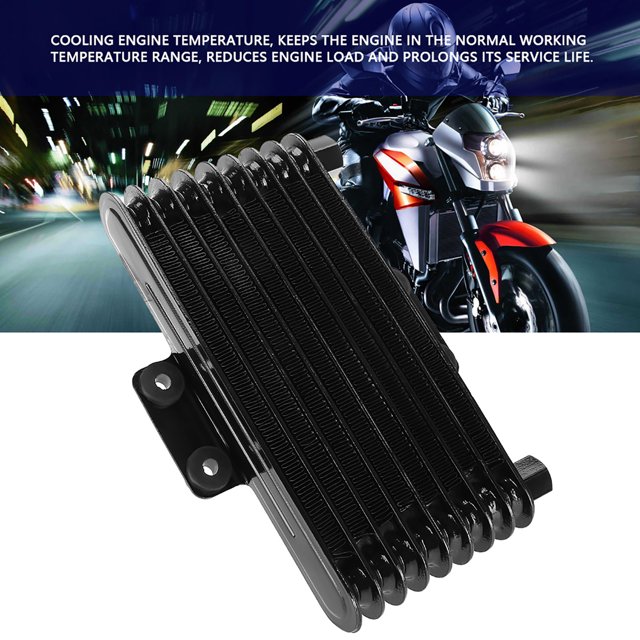 Enfriador De Aceite De Motor De Aluminio De 125ml, Refrigeración Del Radiador Para Motocicleta Universal, Dirt Bike ATV, Compatible Con Motores De 125CC-250CC