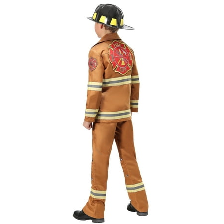 Firefighter Tan Uniform Kids Costume