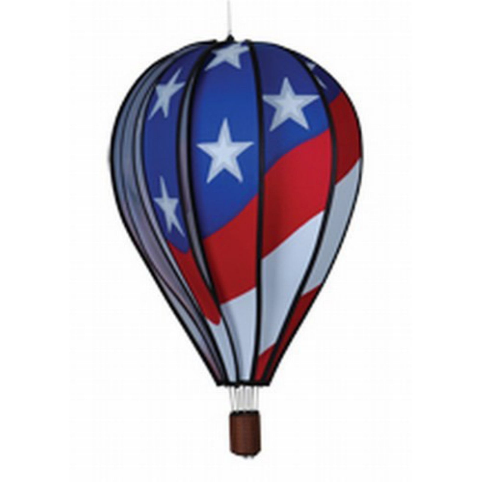 Premier Designs 22 In Patriotic Hot Air Balloon Wind Spinner