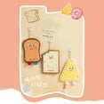 thumbnail image 2 of Korean Cute Cartoon Hand Towel Hanging Bread Cheese Donut Kitchen Quick Drying. R5E8, 2 of 8
