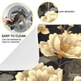thumbnail image 2 of Dish Drying Mat Microfiber Kitchen Pad Large Counter Absorbent Dish Mats Drainer Rack 18"x24" Elegant Beige Floral, 2 of 7