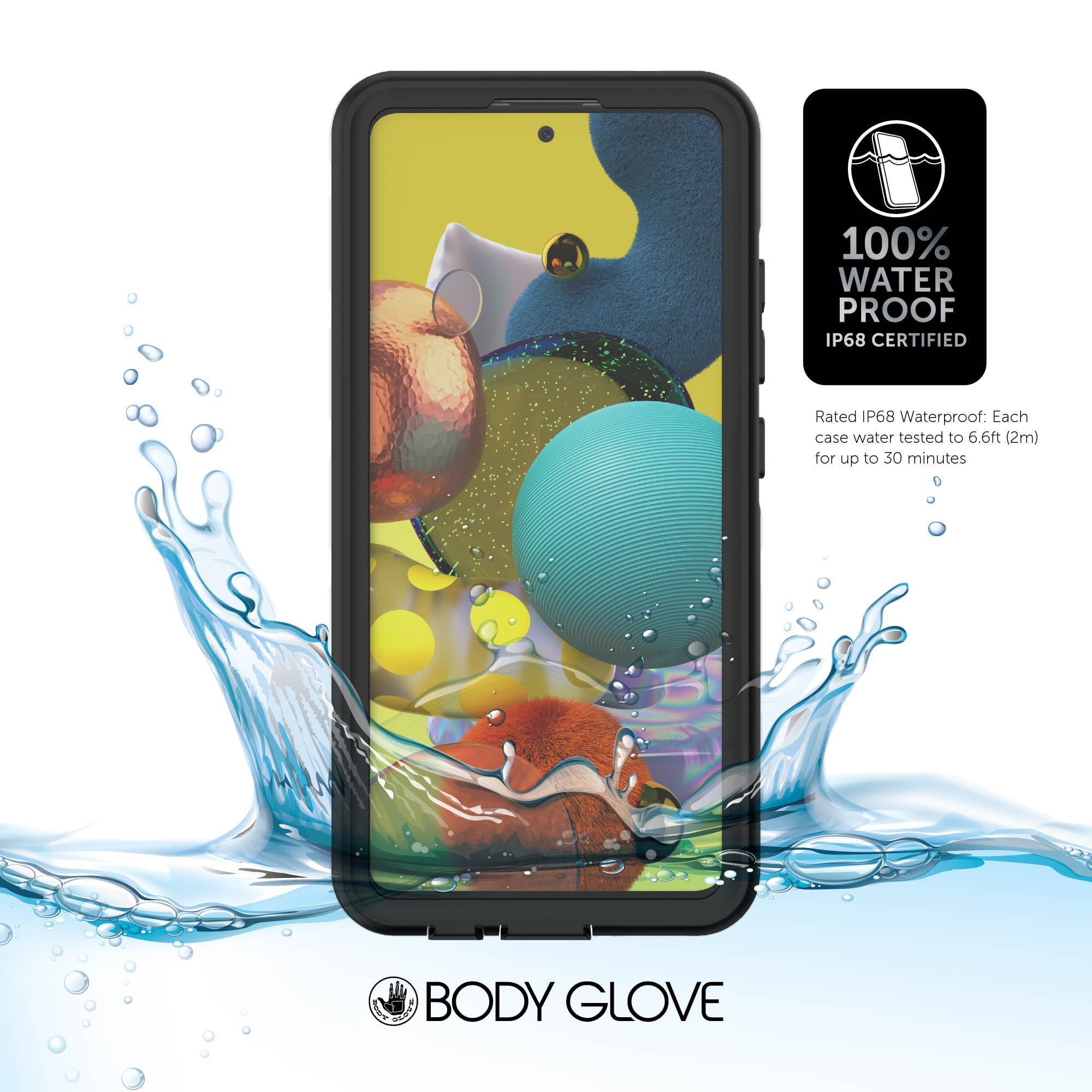 Buy Body Glove Black Tidal Waterproof Phone Case for Galaxy A51 5G Online at Lowest Price in