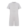 thumbnail image 3 of Haitryli Unisex Boys Girls High Waist Wide Leg Shorts One Piece Rompers Summer Playwear Casual Overalls Solid Jumpsuit Grey 8, 3 of 7