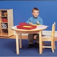thumbnail image 5 of Childcraft Wood Round Kids Writing Table, 5 of 6