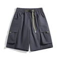 thumbnail image 5 of Zynoxe Mens Cargo Shorts Quick Dry Lightweight Outdoor Workout Hiking Shorts Fashion Waterproof Training Plus Size Athletic Shorts with Pockets Dark Gray XXL, 5 of 6