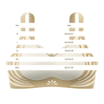 thumbnail image 4 of Audhol Women's Posy Full Coverage Bra, No Underwire Wireless Push-Up, Comfortable for Older Women, Beige, 4 of 7