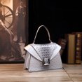 thumbnail image 1 of Bolso de mano de piel de vaca con estampado de cocodrilo para mujer, bandolera de un solo hombro, de diseñador de lujo, de alta calidad, a la moda, gran oferta, 1 of 5