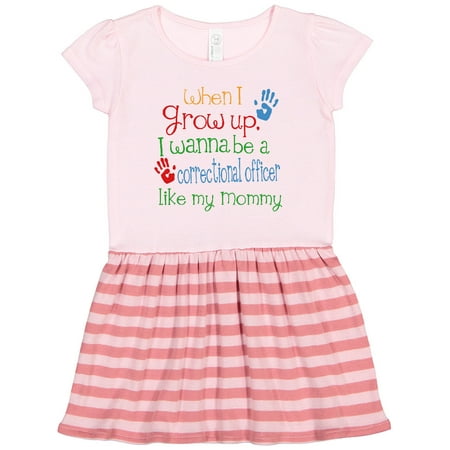 

Inktastic Correctional Officer Like Mommy Gift Toddler Girl Dress