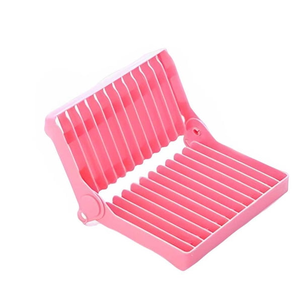 Soporte para secado de cocina Cateissary estante para comedor herramienta de limpieza moderna rosa